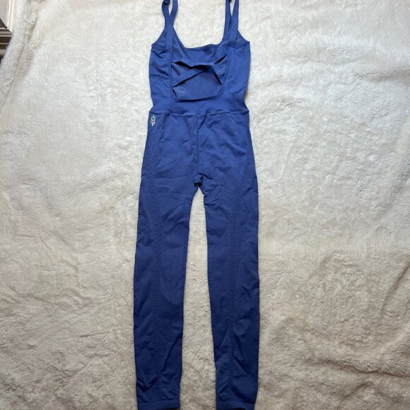 NWT FP Movement Moroccan Blue Seamless One-Piece Jumpsuit – Women XS/S - Picture 8 of 9